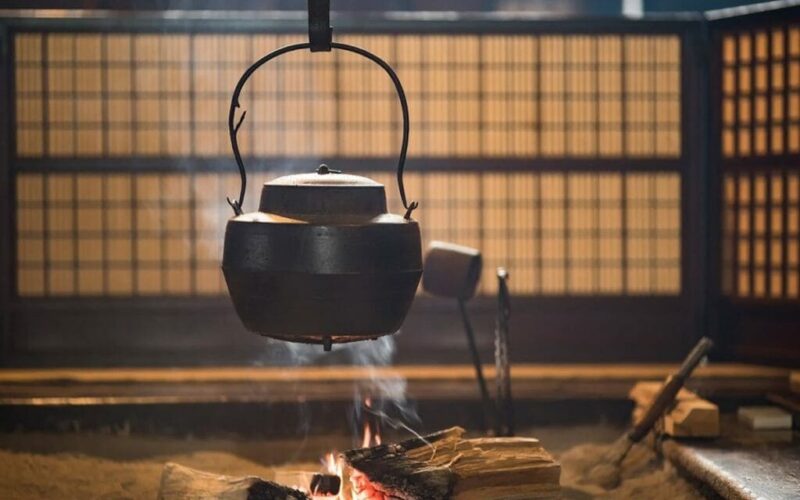 囲炉裏端